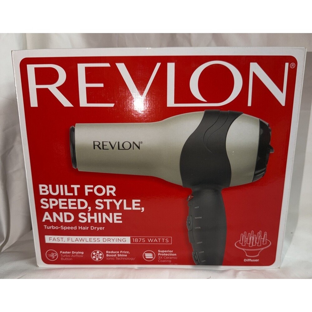 Revlon 1875W Volumizing Turbo Hair Dryer RV473 NEW OPEN BOX